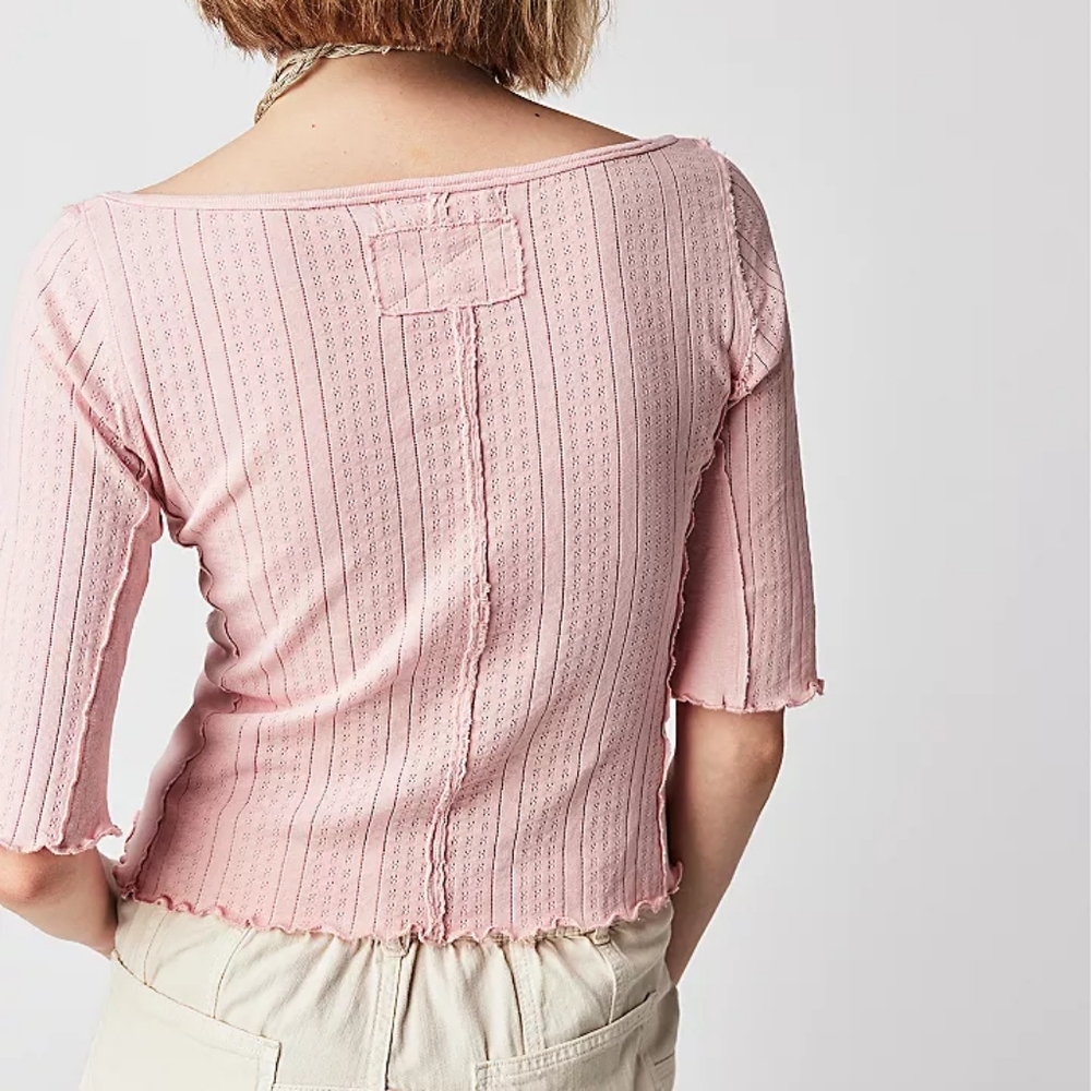 FREE PEOPLE We The Free Sweet And Salty Tee NWT - Picture 2 of 9